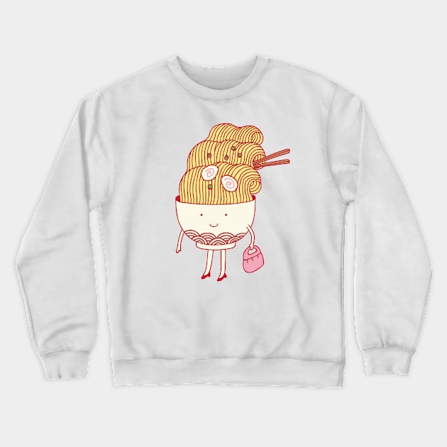 ra(wo)men Crewneck Sweatshirt by milkyprint